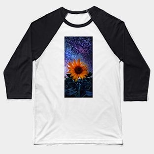 Sunflower from the space Baseball T-Shirt